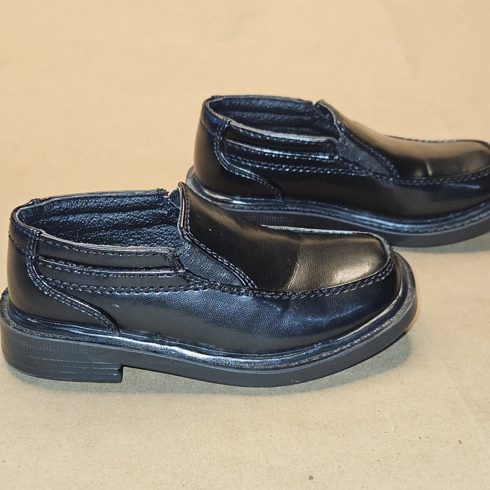Deer Stags toddlers Brian dress comfort slip-on loafers in black